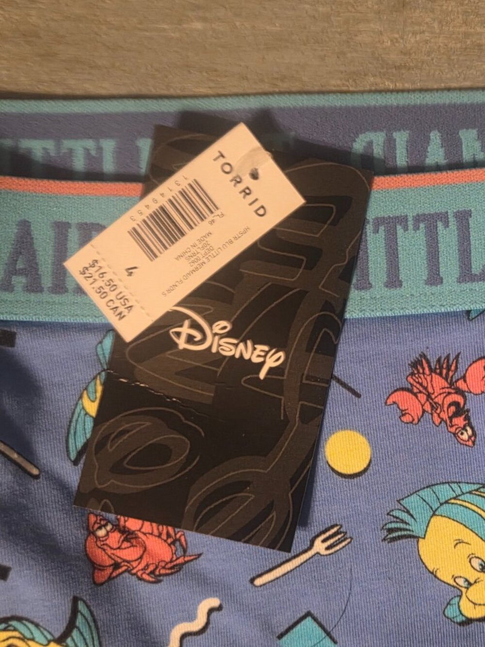 Lot of 6 Torrid Disney Panties Plus Size 4 NWT - Picture 12 of 16